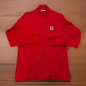 VTG Women's Cutter & Buck Ohio State Buckeyes Full Zip Red Jacket Size Medium